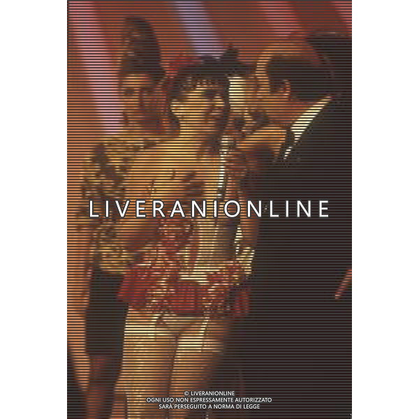 DIAP-RETROSPETTIVA SYUSY BLADY PRESENTATRICE TELEVISIVA NELLA FOTO SYUSY BLADY NELL\'ANNO 1988 CON LINO BANFI AG ALDO LIVERANI SAS