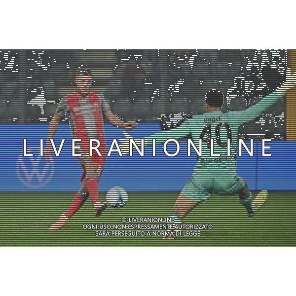 TVRG Cremonese vs Udinese nella foto sull\'1 a 1 Jamie Vardy (Cremonese) occasione da gol fallita Cremona 20-10-2025 Stadio Giovanni Zini Cremonese vs Udinese Campionato Serie A Enilive - 7a giornata foto Roberto Garavaglia/Agenzia Aldo Liverani sas