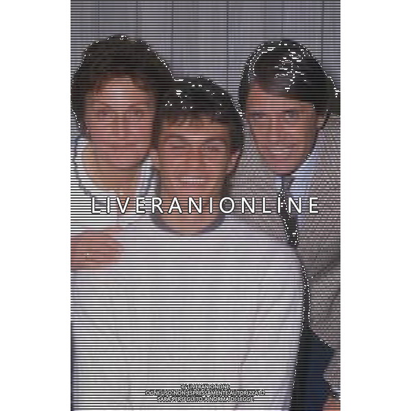 DIAP-RETROSPETTIVA PAOLO MALDINI CALCIATORE NELLA FOTO PAOLO MALDINI IN CASA COI GENITORI INIZIO CARRIERA A MILANO NELL\'ANNO 1984 AG ALDO LIVERANI SAS