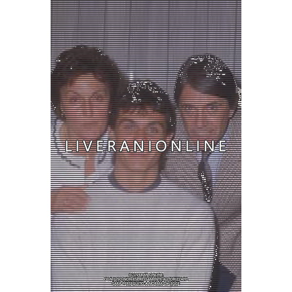 DIAP-RETROSPETTIVA PAOLO MALDINI CALCIATORE NELLA FOTO PAOLO MALDINI IN CASA COI GENITORI INIZIO CARRIERA A MILANO NELL\'ANNO 1984 AG ALDO LIVERANI SAS