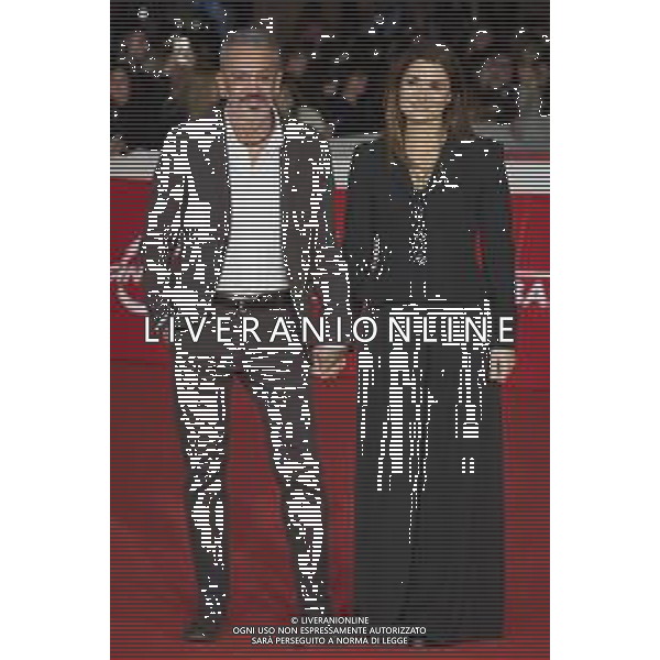 Roma 20 Ottobre 2025 Roma Film Fest - Red Carpet - "Guerrieri ‚“ La Regola Dell\'Equilibrio" Nella Foto: Gianluca Maria Tavarelli, Margherita Murolo Foto Credit: Andrea Bracaglia AG ALDO LIVERANI SAS