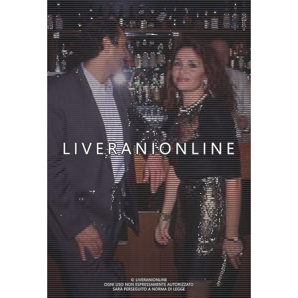 DIAP-RETROSPETTIVA DIEGO ABATANTUONO ATTORE NELLA FOTO DIEGO ABATANTUONO CON ADRIANA RUSSO NELL\'ANNO 1990 AG ALDO LIVERANI SAS