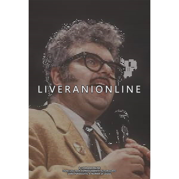 DIAP-RETROPSETTIVA PATRIZIO ROVERSI PRESENTATORE TELEVISIVO NELLA FOTO PATRIZIO ROVERSI NELL\'ANNO 1990 AG ALDO LIVERANI SAS