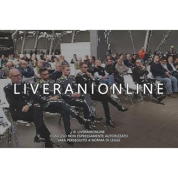 IMOLA 21 10 2025 AUTODROMO ENZO E DINO FERRARI INCONTRO PUBBLICO "UN PIANO DI INTERVENTI DELLA REGIONE EMILIA-ROMAGNA PER LA RIDUZIONE DEL RISCHIO IDRAULICO LUNGO L\'ASTA FLUVIALE DEL SANTERNO NELLA FOTO PUBBLICO FOTO GIANNI SANNA-AG ALDO LIVERANI SAS