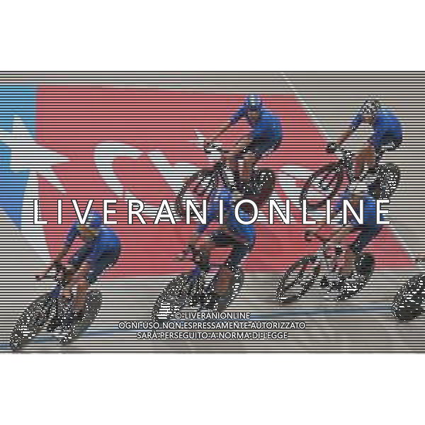 21-10-2025 Allenamento Mondiali Pista Santiago Del Cile 2025; 2025, Italia; Viviani, Elia; Santiago Del Cile - Velodromo Penalolen; ©SIROTTI - AGENZIA ALDO LIVERANI SAS