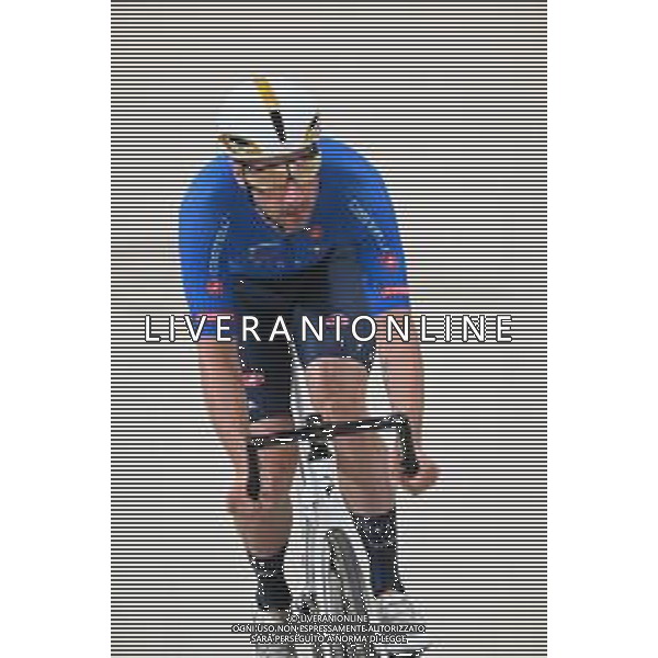21-10-2025 Allenamento Mondiali Pista Santiago Del Cile 2025; 2025, Lotto; Viviani, Elia; Santiago Del Cile - Velodromo Penalolen; ©SIROTTI - AGENZIA ALDO LIVERANI SAS