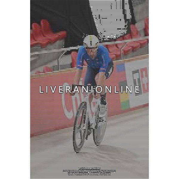 21-10-2025 Allenamento Mondiali Pista Santiago Del Cile 2025; 2025, Lotto; Viviani, Elia; Santiago Del Cile - Velodromo Penalolen; ©SIROTTI - AGENZIA ALDO LIVERANI SAS