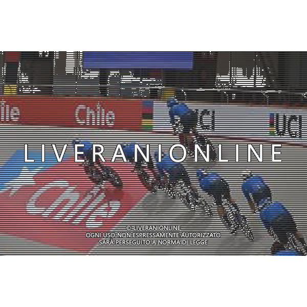 21-10-2025 Allenamento Mondiali Pista Santiago Del Cile 2025; 2025, Italia; Santiago Del Cile - Velodromo Penalolen; ©SIROTTI - AGENZIA ALDO LIVERANI SAS