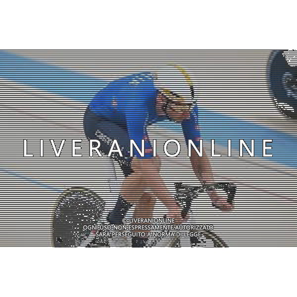 21-10-2025 Allenamento Mondiali Pista Santiago Del Cile 2025; 2025, Lotto; Viviani, Elia; Santiago Del Cile - Velodromo Penalolen; ©SIROTTI - AGENZIA ALDO LIVERANI SAS