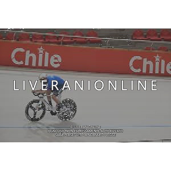 21-10-2025 Allenamento Mondiali Pista Santiago Del Cile 2025; 2025, Lotto; Viviani, Elia; Santiago Del Cile - Velodromo Penalolen; ©SIROTTI - AGENZIA ALDO LIVERANI SAS