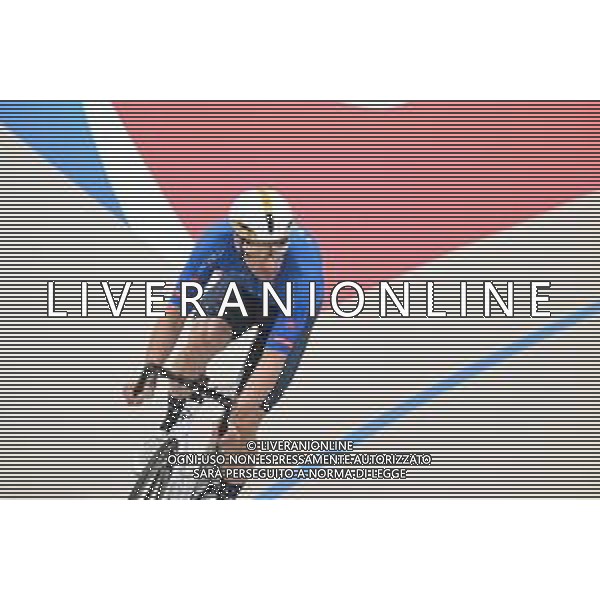 21-10-2025 Allenamento Mondiali Pista Santiago Del Cile 2025; 2025, Lotto; Viviani, Elia; Santiago Del Cile - Velodromo Penalolen; ©SIROTTI - AGENZIA ALDO LIVERANI SAS