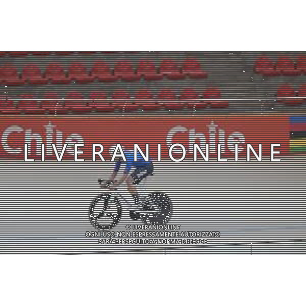 21-10-2025 Allenamento Mondiali Pista Santiago Del Cile 2025; 2025, Lotto; Viviani, Elia; Santiago Del Cile - Velodromo Penalolen; ©SIROTTI - AGENZIA ALDO LIVERANI SAS