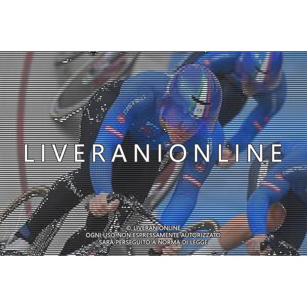 21-10-2025 Allenamento Mondiali Pista Santiago Del Cile 2025; 2025, Italia; Santiago Del Cile - Velodromo Penalolen; ©SIROTTI - AGENZIA ALDO LIVERANI SAS