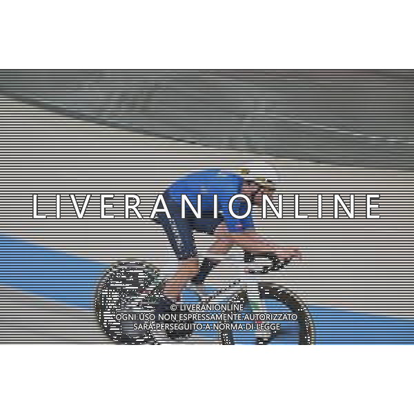 21-10-2025 Allenamento Mondiali Pista Santiago Del Cile 2025; 2025, Lotto; Viviani, Elia; Santiago Del Cile - Velodromo Penalolen; ©SIROTTI - AGENZIA ALDO LIVERANI SAS