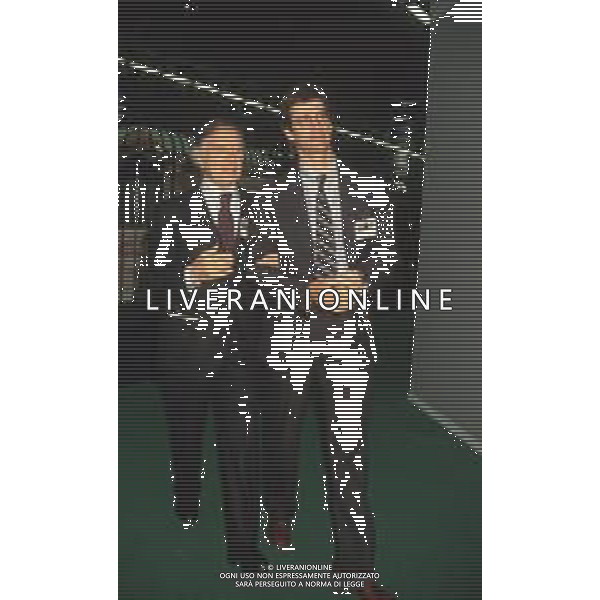 DIAP-RETROSPETTIVA PIETRO BARILLA INDUSTRIALE NELLA FOTO PIETRO BARILLA CON IL FIGLIO GUIDO BARILLA A MILANO NELL\'ANNO 1989 AG ALDO LIVERANI SAS