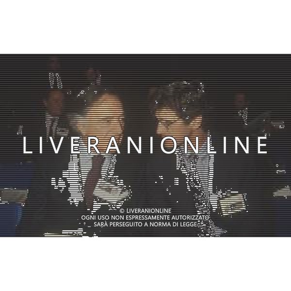 DIAP-RETROSPETTIVA PIETRO BARILLA INDUSTRIALE NELLA FOTO PIETRO BARILLA CON IL FIGLIO GUIDO BARILLA A MILANO NELL\'ANNO 1989 AG ALDO LIVERANI SAS