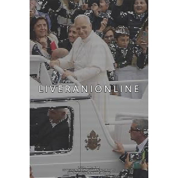 Citta’ del Vaticano - Roma 22 Ottobre 2025 Udienza generale di Sua Santita’ Papa Leone XIV Nella Foto: Papa Leone XIV Foto Credit: Andrea Bracaglia- AGENZIA ALDO LIVERANI SAS