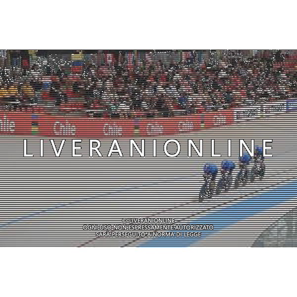 22-10-2025 World Championships Elite Track; Giornata 01; 2025, Italia; Boscaro, Davide; Favero, Renato; Giaimi, Luca; Lamon, Francesco; Santiago Del Cile - Velodromo Penalolen; ©SIROTTI - AGENZIA ALDO LIVERANI SAS