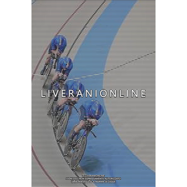 22-10-2025 World Championships Elite Women Track; Giornata 01; 2025, Italia; Guazzini, Vittoria; Fidanza, Martina; Alzini, Martina; Venturelli, Federica; Santiago Del Cile - Velodromo Penalolen; ©SIROTTI - AGENZIA ALDO LIVERANI SAS