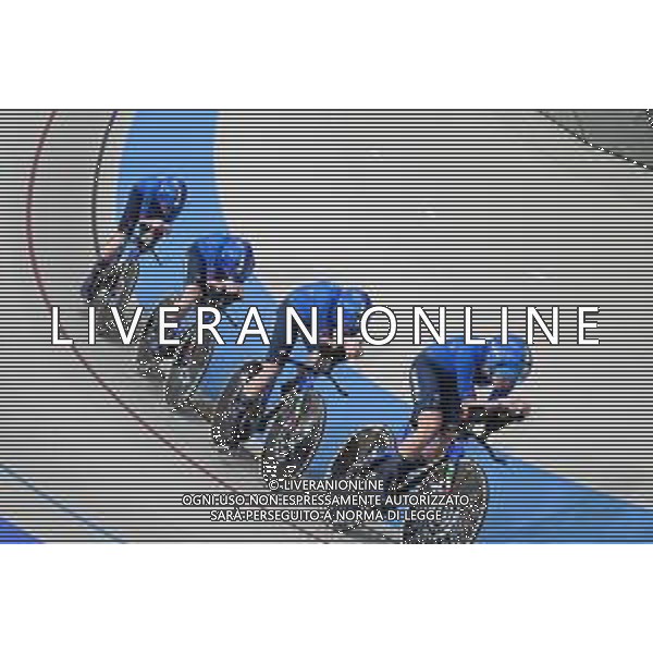22-10-2025 World Championships Elite Women Track; Giornata 01; 2025, Italia; Guazzini, Vittoria; Fidanza, Martina; Alzini, Martina; Venturelli, Federica; Santiago Del Cile - Velodromo Penalolen; ©SIROTTI - AGENZIA ALDO LIVERANI SAS