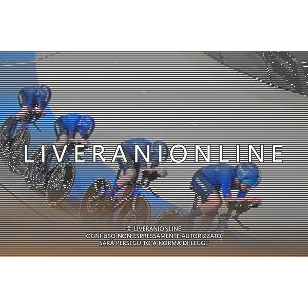 22-10-2025 World Championships Elite Women Track; Giornata 01; 2025, Italia; Guazzini, Vittoria; Fidanza, Martina; Alzini, Martina; Venturelli, Federica; Santiago Del Cile - Velodromo Penalolen; ©SIROTTI - AGENZIA ALDO LIVERANI SAS
