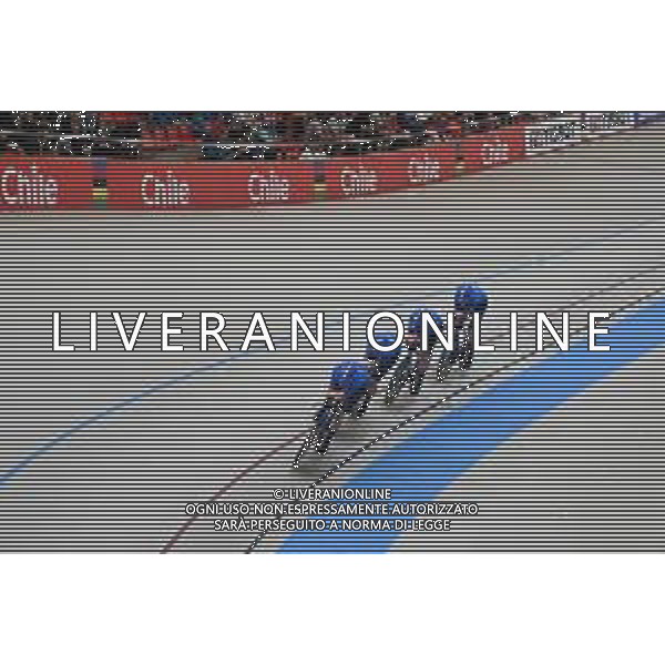 22-10-2025 World Championships Elite Women Track; Giornata 01; 2025, Italia; Guazzini, Vittoria; Fidanza, Martina; Alzini, Martina; Venturelli, Federica; Santiago Del Cile - Velodromo Penalolen; ©SIROTTI - AGENZIA ALDO LIVERANI SAS