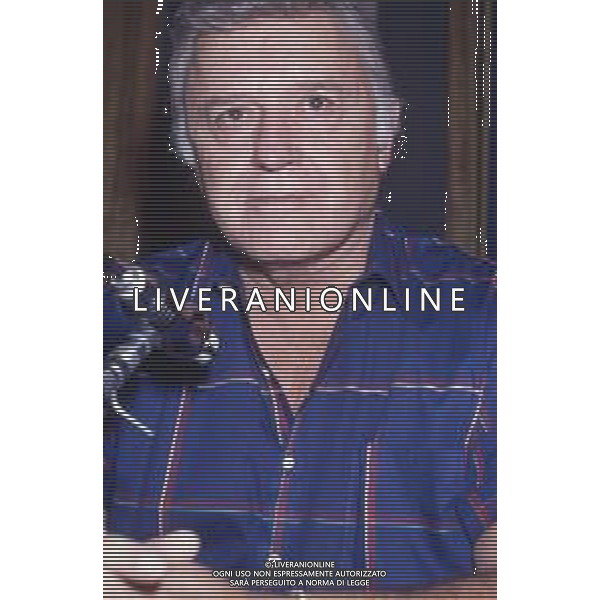 DIAP-RETROSPETTIVA ROD STEIGER ATTORE NELLA FOTO ROD STEIGER A CERNOBBIO NELL\'ANNO 1989 AG ALDO LIVERANI SAS