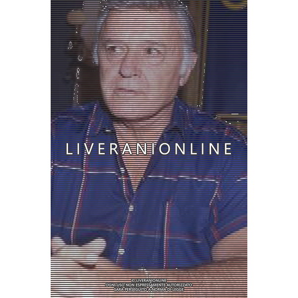 DIAP-RETROSPETTIVA ROD STEIGER ATTORE NELLA FOTO ROD STEIGER A CERNOBBIO NELL\'ANNO 1989 AG ALDO LIVERANI SAS