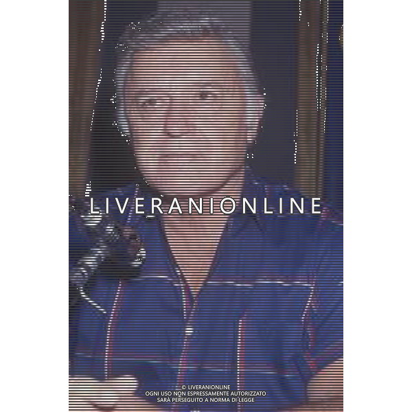 DIAP-RETROSPETTIVA ROD STEIGER ATTORE NELLA FOTO ROD STEIGER A CERNOBBIO NELL\'ANNO 1989 AG ALDO LIVERANI SAS