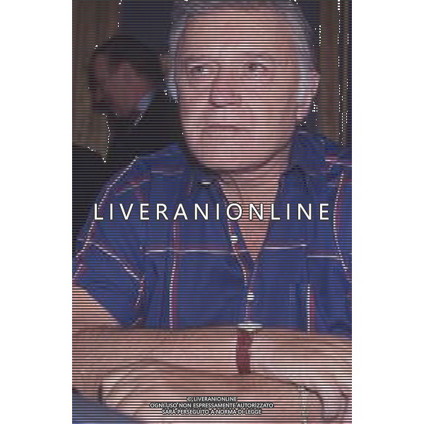 DIAP-RETROSPETTIVA ROD STEIGER ATTORE NELLA FOTO ROD STEIGER A CERNOBBIO NELL\'ANNO 1989 AG ALDO LIVERANI SAS