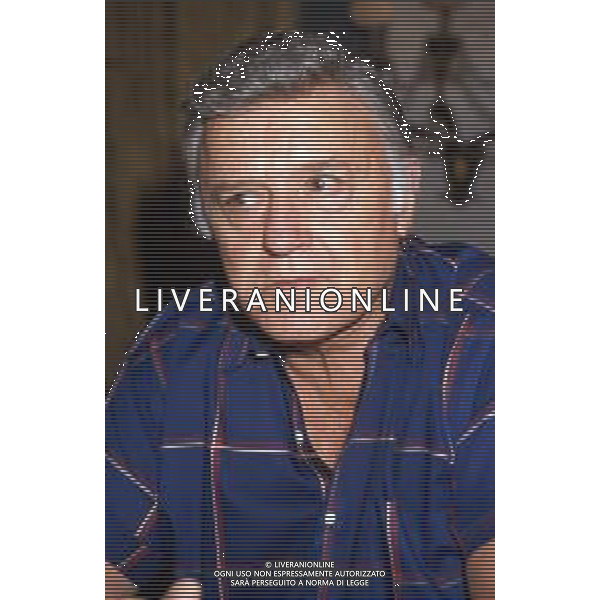 DIAP-RETROSPETTIVA ROD STEIGER ATTORE NELLA FOTO ROD STEIGER A CERNOBBIO NELL\'ANNO 1989 AG ALDO LIVERANI SAS
