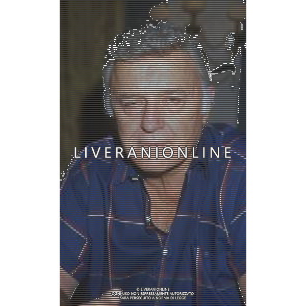 DIAP-RETROSPETTIVA ROD STEIGER ATTORE NELLA FOTO ROD STEIGER A CERNOBBIO NELL\'ANNO 1989 AG ALDO LIVERANI SAS