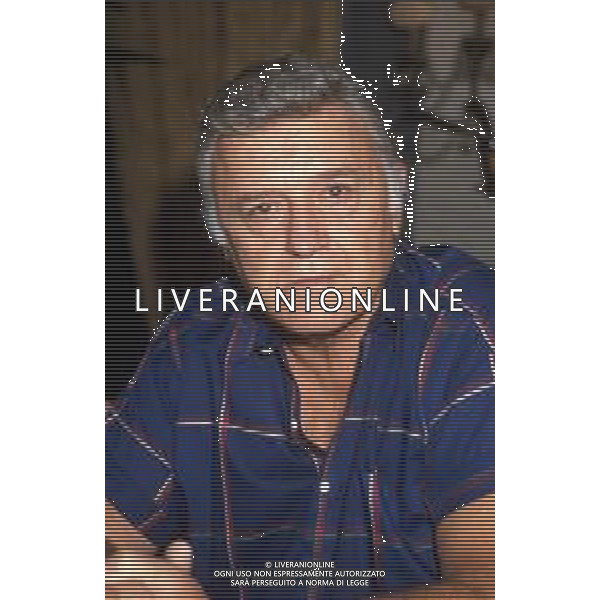 DIAP-RETROSPETTIVA ROD STEIGER ATTORE NELLA FOTO ROD STEIGER A CERNOBBIO NELL\'ANNO 1989 AG ALDO LIVERANI SAS