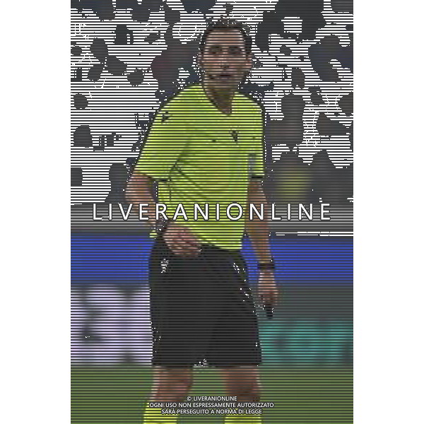 TVRG Atalanta vs Slavia Praga nella foto l\'arbitro Ricardo de Burgos (SPA) Bergamo 22-10-2025 New Balance Arena - Stadio di Bergamo Atalanta vs Slavia Praga UEFA Champions League fase a girone unico - 3a giornata foto Roberto Garavaglia/Agenzia Aldo Liverani sas