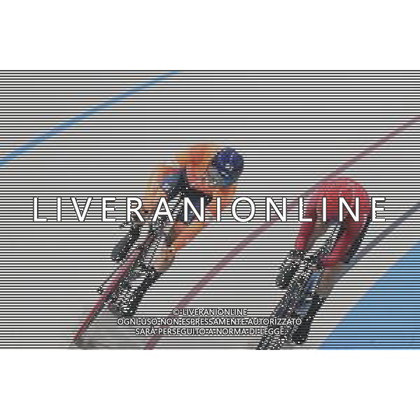 22-10-2025 World Championships Elite Women Track; Giornata 01; 2025, Olanda; 2025, Danimarca; Wiebes, Lorena; Dideriksen, Amalie; Santiago Del Cile - Velodromo Penalolen; ©SIROTTI - AGENZIA ALDO LIVERANI SAS
