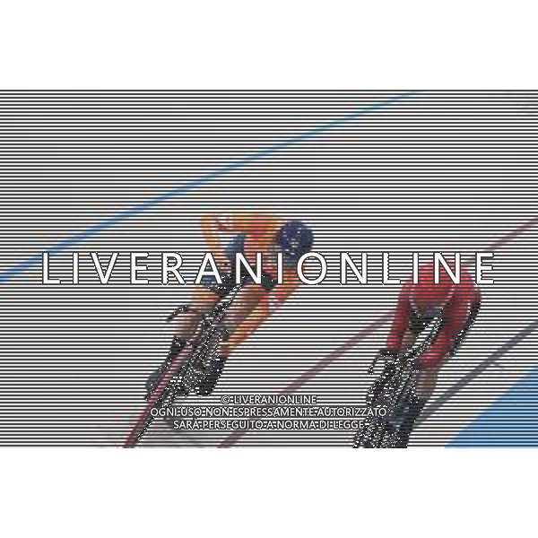 22-10-2025 World Championships Elite Women Track; Giornata 01; 2025, Olanda; 2025, Danimarca; Wiebes, Lorena; Dideriksen, Amalie; Santiago Del Cile - Velodromo Penalolen; ©SIROTTI - AGENZIA ALDO LIVERANI SAS