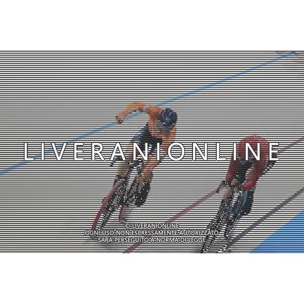 22-10-2025 World Championships Elite Women Track; Giornata 01; 2025, Olanda; 2025, Danimarca; Wiebes, Lorena; Dideriksen, Amalie; Santiago Del Cile - Velodromo Penalolen; ©SIROTTI - AGENZIA ALDO LIVERANI SAS