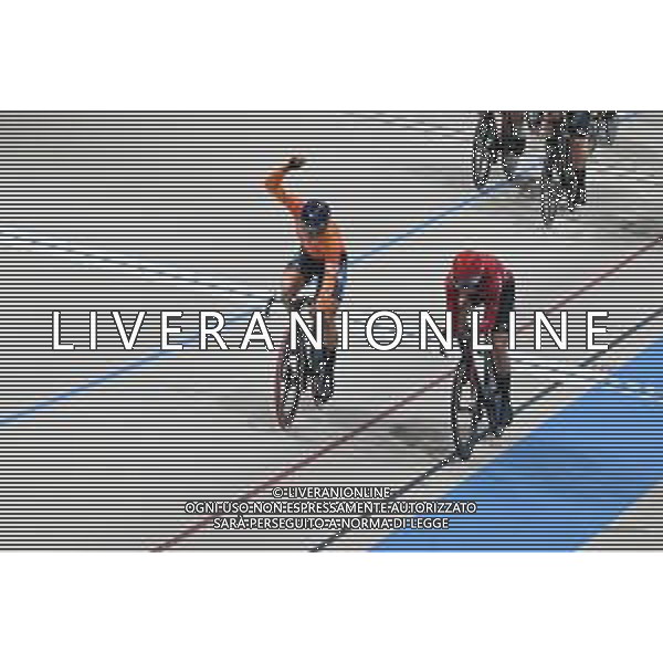 22-10-2025 World Championships Elite Women Track; Giornata 01; 2025, Olanda; 2025, Danimarca; Wiebes, Lorena; Dideriksen, Amalie; Santiago Del Cile - Velodromo Penalolen; ©SIROTTI - AGENZIA ALDO LIVERANI SAS