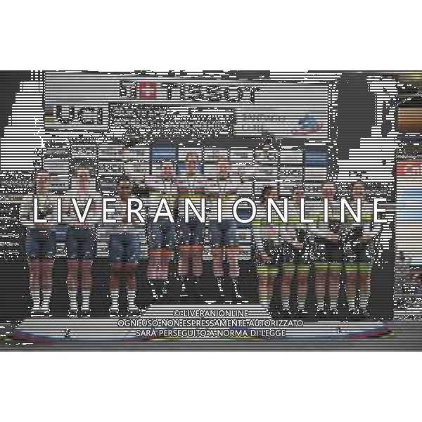 22-10-2025 World Championships Elite Women Track; Giornata 01; 2025, Olanda; 2025, Great Britain; 2025, Australia; Santiago Del Cile - Velodromo Penalolen; ©SIROTTI - AGENZIA ALDO LIVERANI SAS