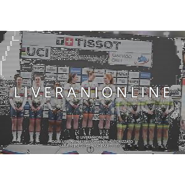 22-10-2025 World Championships Elite Women Track; Giornata 01; 2025, Olanda; 2025, Great Britain; 2025, Australia; Santiago Del Cile - Velodromo Penalolen; ©SIROTTI - AGENZIA ALDO LIVERANI SAS