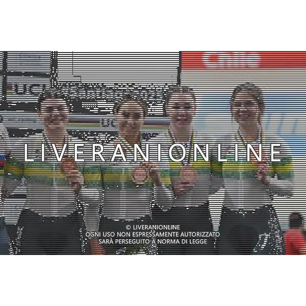 22-10-2025 World Championships Elite Women Track; Giornata 01; 2025, Great Britain; Finucane, Emma; Moir, Iona; Parris Smith, Rhianna; Santiago Del Cile - Velodromo Penalolen; ©SIROTTI - AGENZIA ALDO LIVERANI SAS