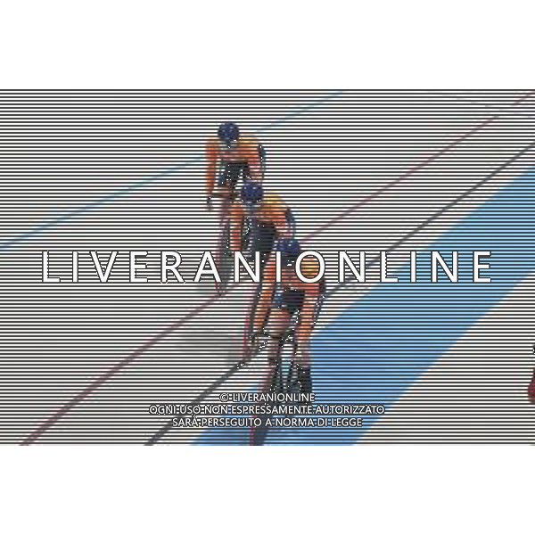 22-10-2025 World Championships Elite Women Track; Giornata 01; 2025, Olanda; Kalee, Kimberly; Van De Wouw, Hetty; Van Der Peet Steffie; Santiago Del Cile - Velodromo Penalolen; ©SIROTTI - AGENZIA ALDO LIVERANI SAS