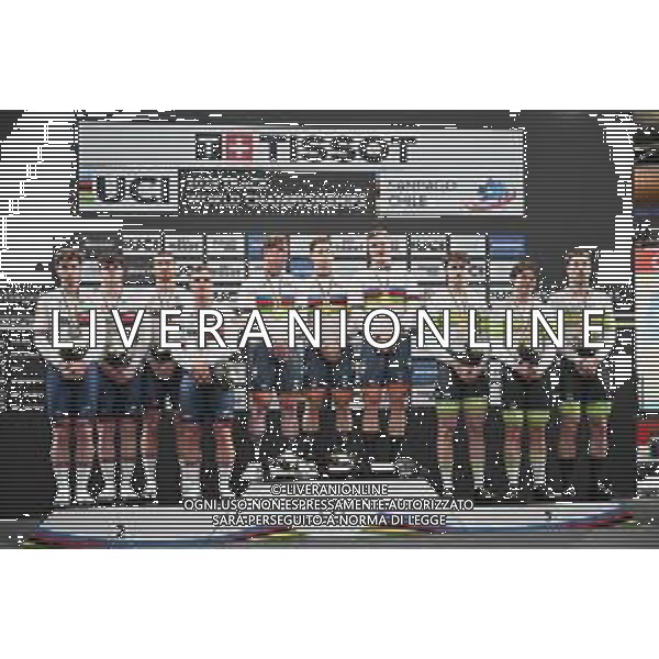 22-10-2025 World Championships Elite Track; Giornata 01; 2025, Olanda; 2025, Great Britain; 2025, Australia; Santiago Del Cile - Velodromo Penalolen; ©SIROTTI - AGENZIA ALDO LIVERANI SAS