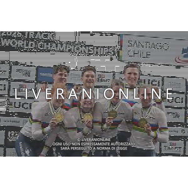 22-10-2025 World Championships Elite Track; Giornata 01; 2025, Olanda; Santiago Del Cile - Velodromo Penalolen; ©SIROTTI - AGENZIA ALDO LIVERANI SAS
