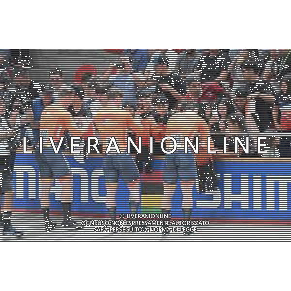 22-10-2025 World Championships Elite Track; Giornata 01; 2025, Olanda; Hoogland, Jeffrey; Lavreysen, Harrie; Van Den Berg, Roy; Santiago Del Cile - Velodromo Penalolen; ©SIROTTI - AGENZIA ALDO LIVERANI SAS