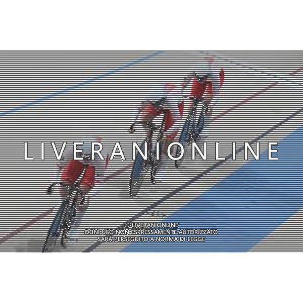 22-10-2025 World Championships Elite Women Track; Giornata 01; 2025, Polonia; Karwacka, Marlena; Los, Urszula; Seremak, Nikola; Santiago Del Cile - Velodromo Penalolen; ©SIROTTI - AGENZIA ALDO LIVERANI SAS