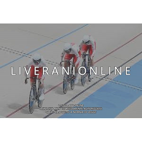 22-10-2025 World Championships Elite Women Track; Giornata 01; 2025, Polonia; Karwacka, Marlena; Los, Urszula; Seremak, Nikola; Santiago Del Cile - Velodromo Penalolen; ©SIROTTI - AGENZIA ALDO LIVERANI SAS