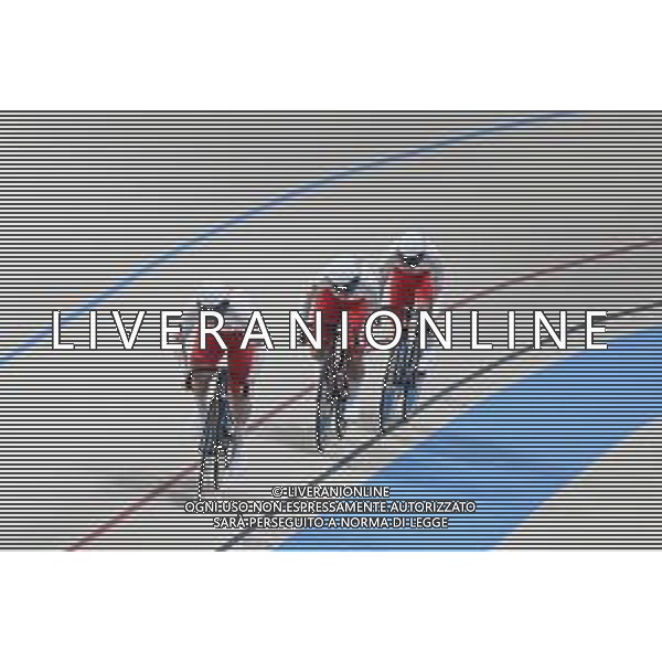 22-10-2025 World Championships Elite Women Track; Giornata 01; 2025, Polonia; Karwacka, Marlena; Los, Urszula; Seremak, Nikola; Santiago Del Cile - Velodromo Penalolen; ©SIROTTI - AGENZIA ALDO LIVERANI SAS