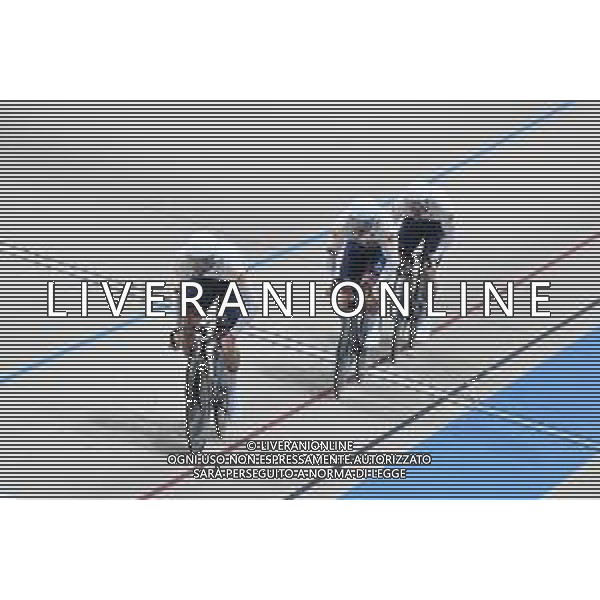 22-10-2025 World Championships Elite Track; Giornata 01; 2025, Great Britain; Richardson, Matthew; Truman, Joseph; Turnbull, Hamish; Santiago Del Cile - Velodromo Penalolen; ©SIROTTI - AGENZIA ALDO LIVERANI SAS