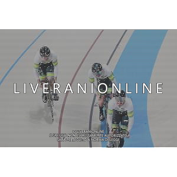 22-10-2025 World Championships Elite Track; Giornata 01; 2025, Australia; Barber, Daniel; Elliott, Ryan; Hoffman, Leigh; Santiago Del Cile - Velodromo Penalolen; ©SIROTTI - AGENZIA ALDO LIVERANI SAS
